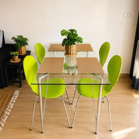 Flat Near The With Ac And A Private Balcony *